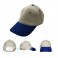jockey denim beige visera azul eléctrico CCH-213